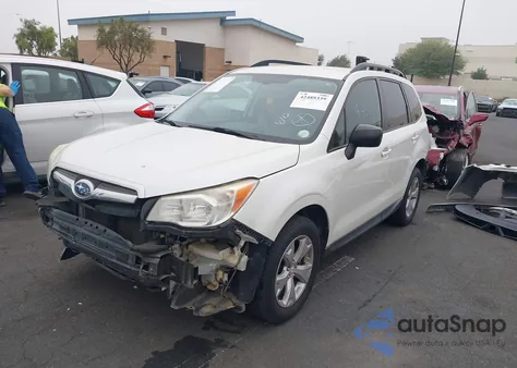 2015 Subaru Forester 2.5I z USA, uszkodzony, nr VIN JF2SJABC4FH493258